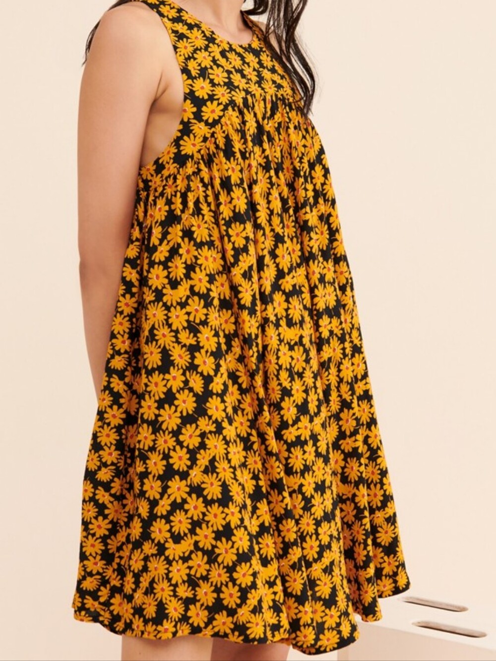 Free People Electric Daisy Mini Swing Dress